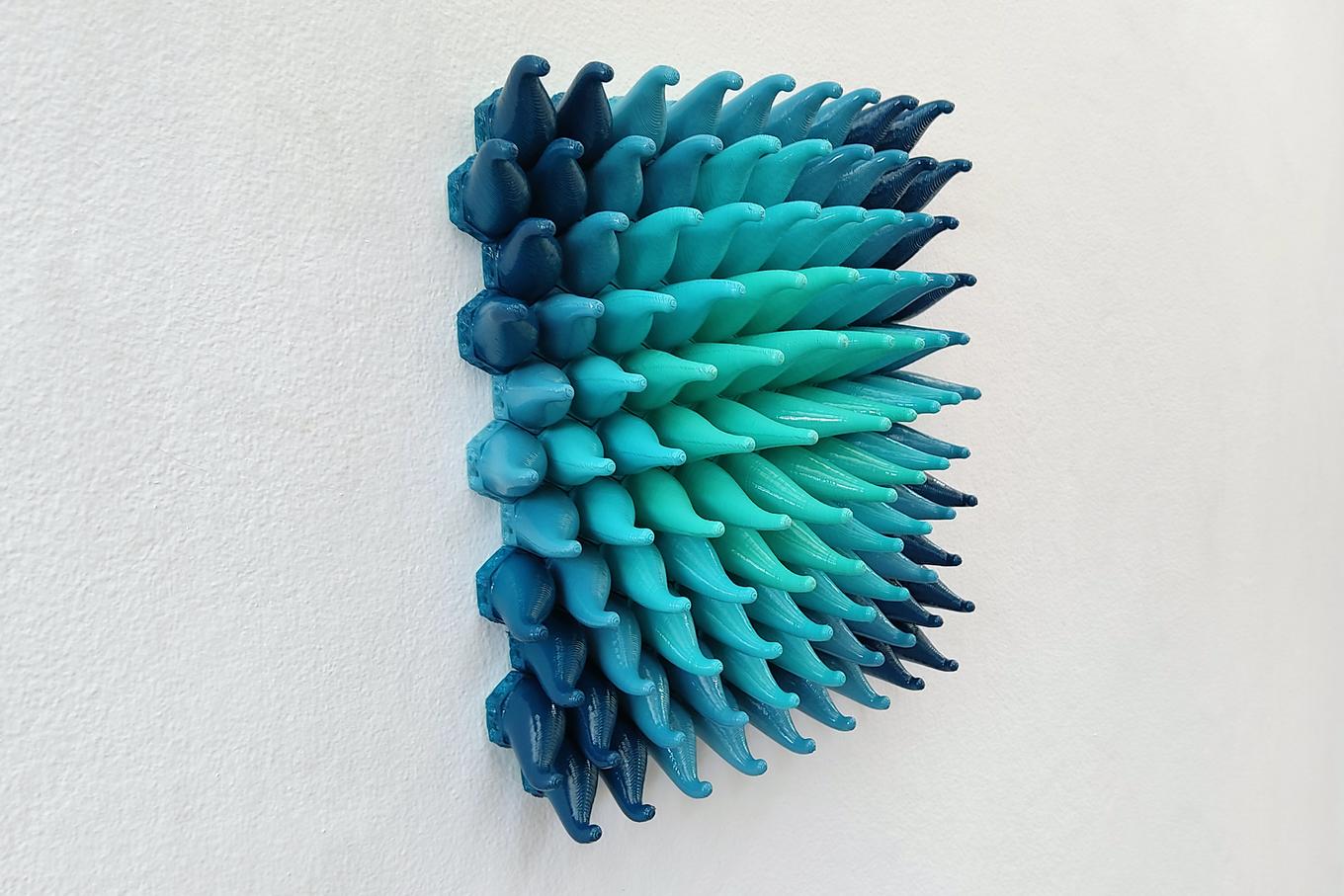 Ocean Splash | Herschel Shapiro | Abstract 3D Wall Sculpture