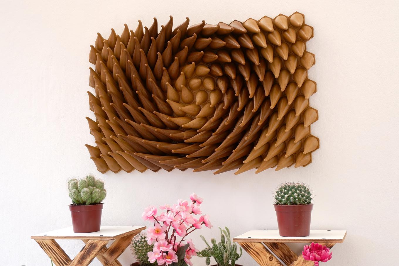 Twisted Tentacles | Herschel Shapiro | Modern Dimensional 3D Wall Art