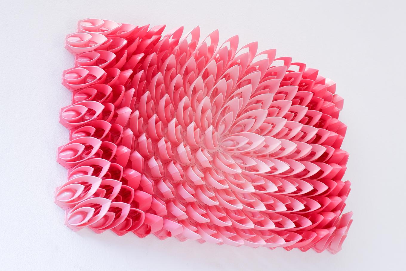 Pink Lotus | Herschel Shapiro | Parametric Wall Sculpture