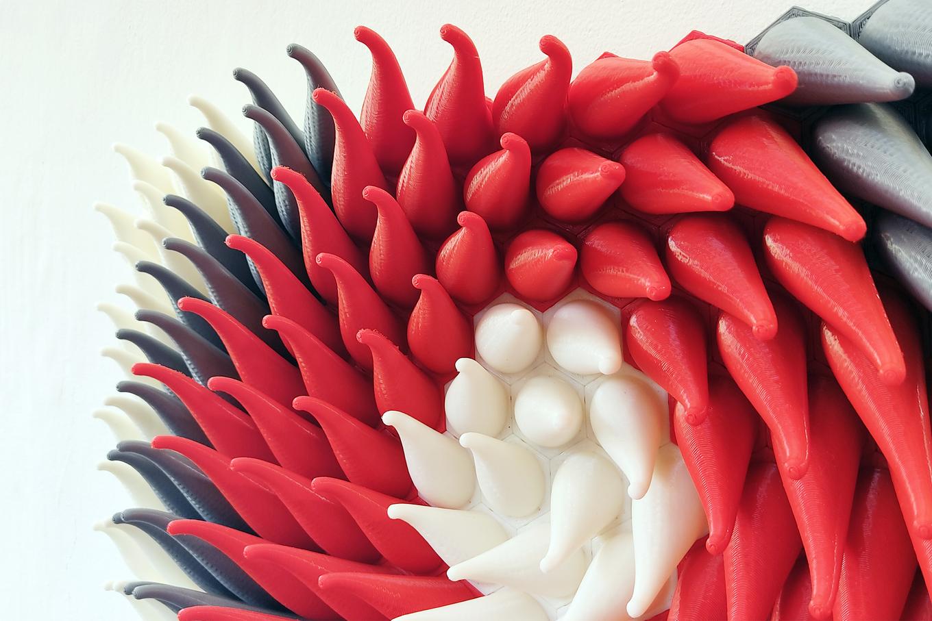 Twisted Tentacles | Herschel Shapiro | Modern Parametric Wall Sculpture