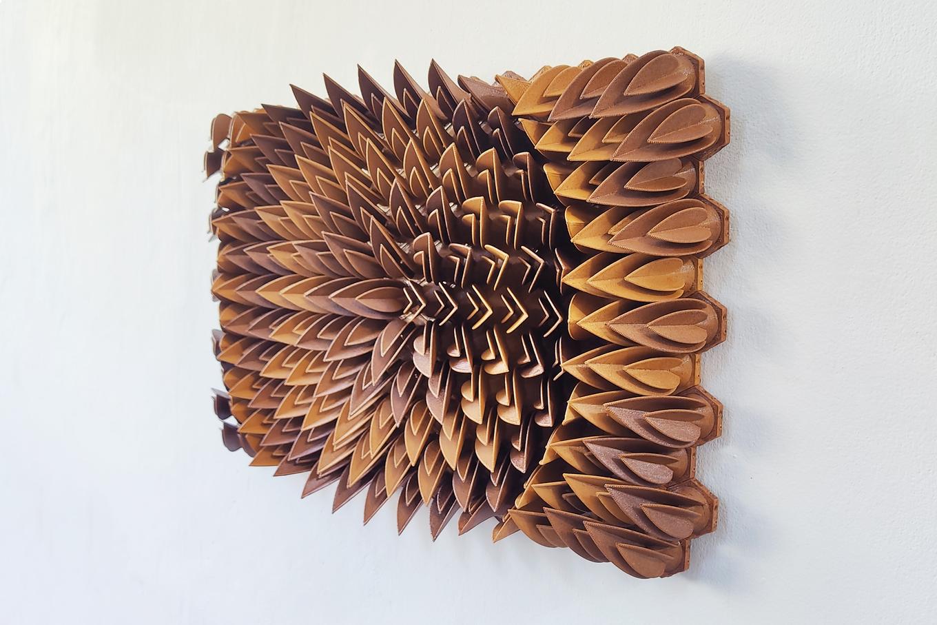 Retro Dimension | Herschel Shapiro | Parametric Wooden 3D Wall Art
