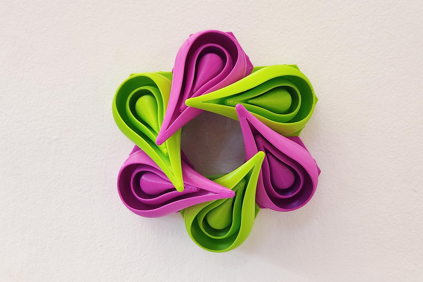 Berries | Herschel Shapiro | Sacred Geometry Wall Art Flower Mandala