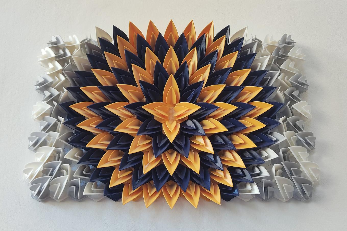 Radiant Pineapple | Herschel Shapiro | Contemporary Mosaic Wall Sculpture