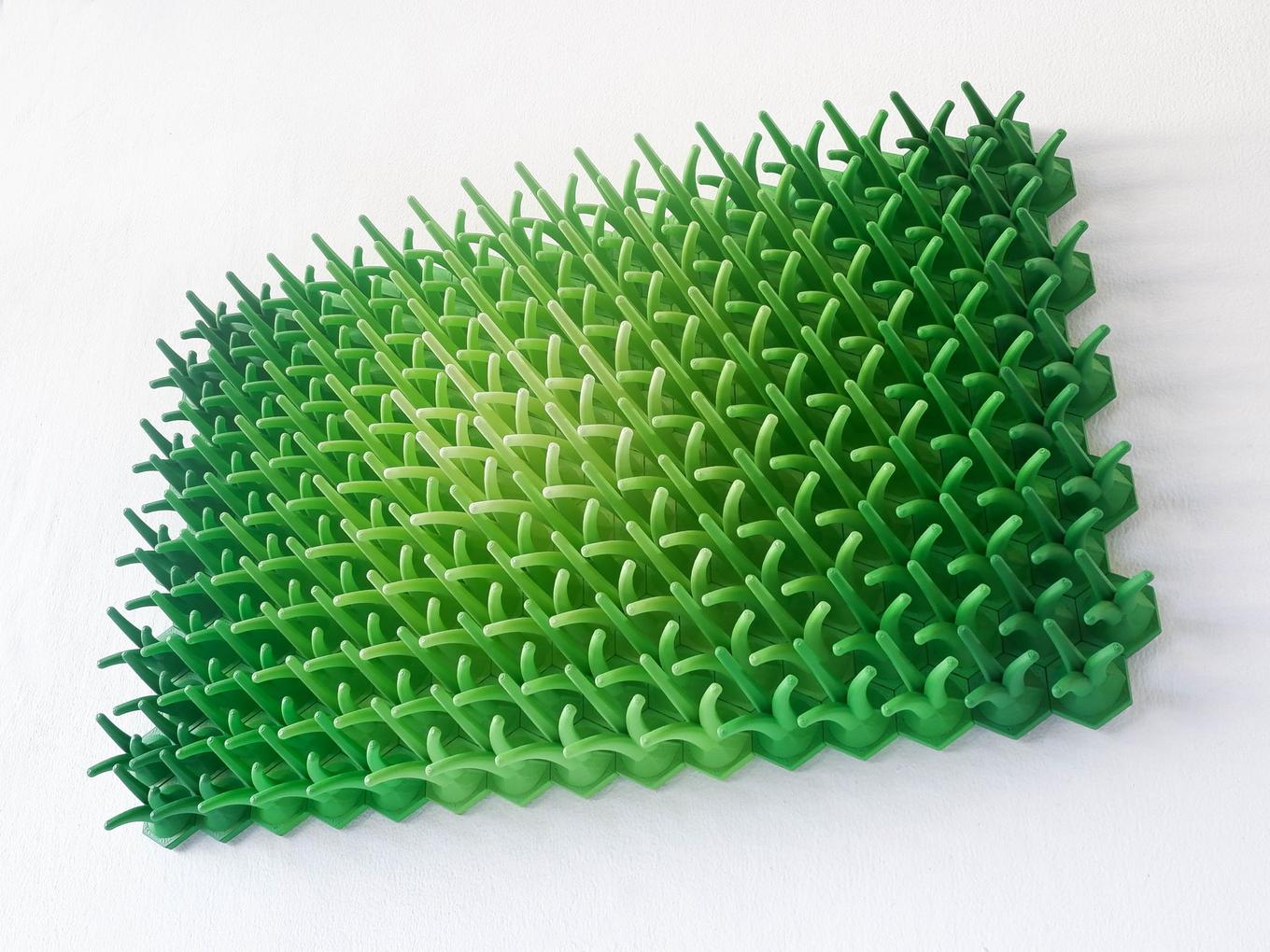 Greenery | Herschel Shapiro | Modern Dimensional 3D Wall Art Mosaic