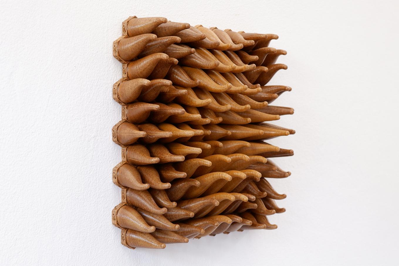 Swirly Sprouts | Herschel Shapiro | Generative Relief Sculpture 