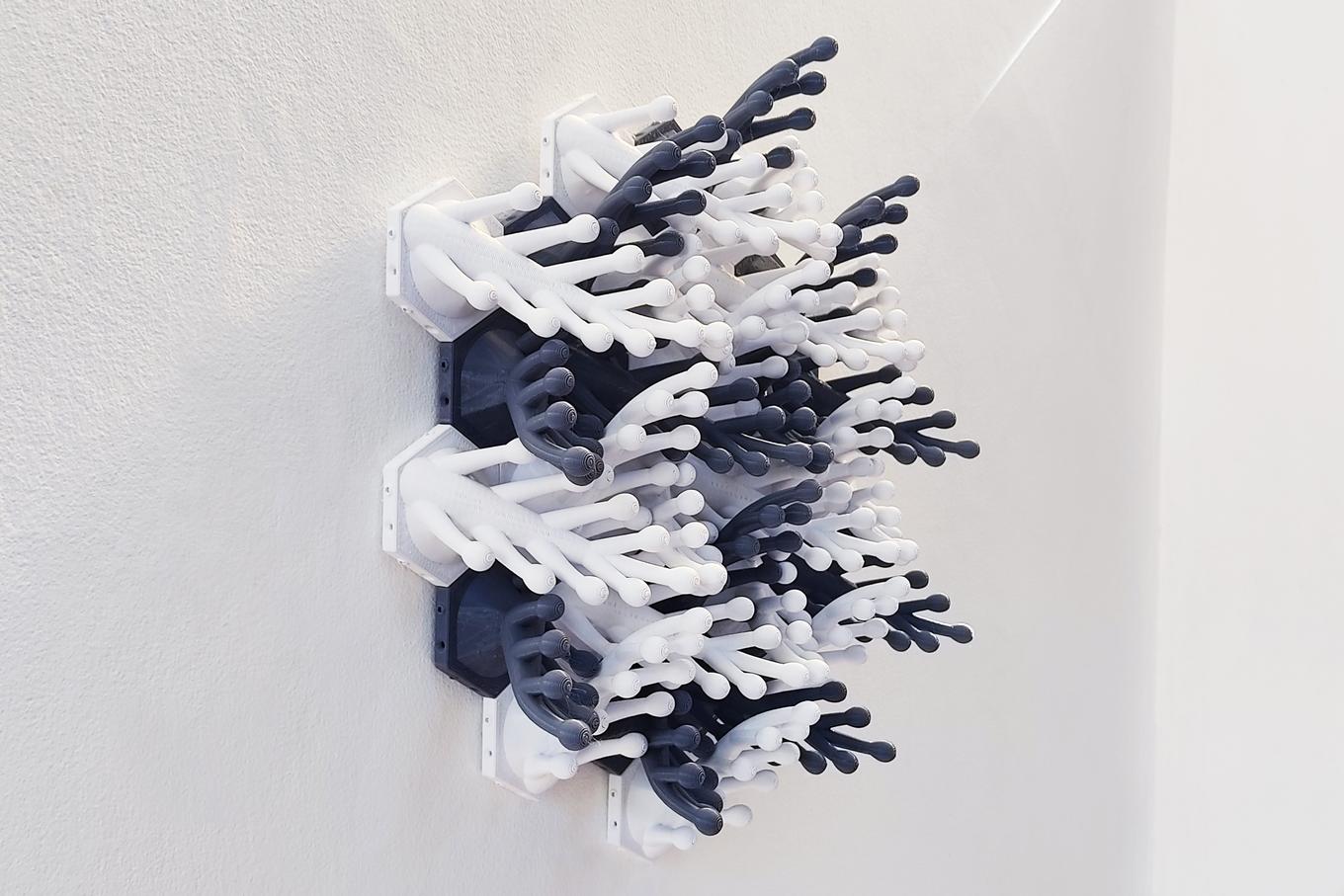 Coral Snowflake | Herschel Shapiro | Abstract 3D Wall Art