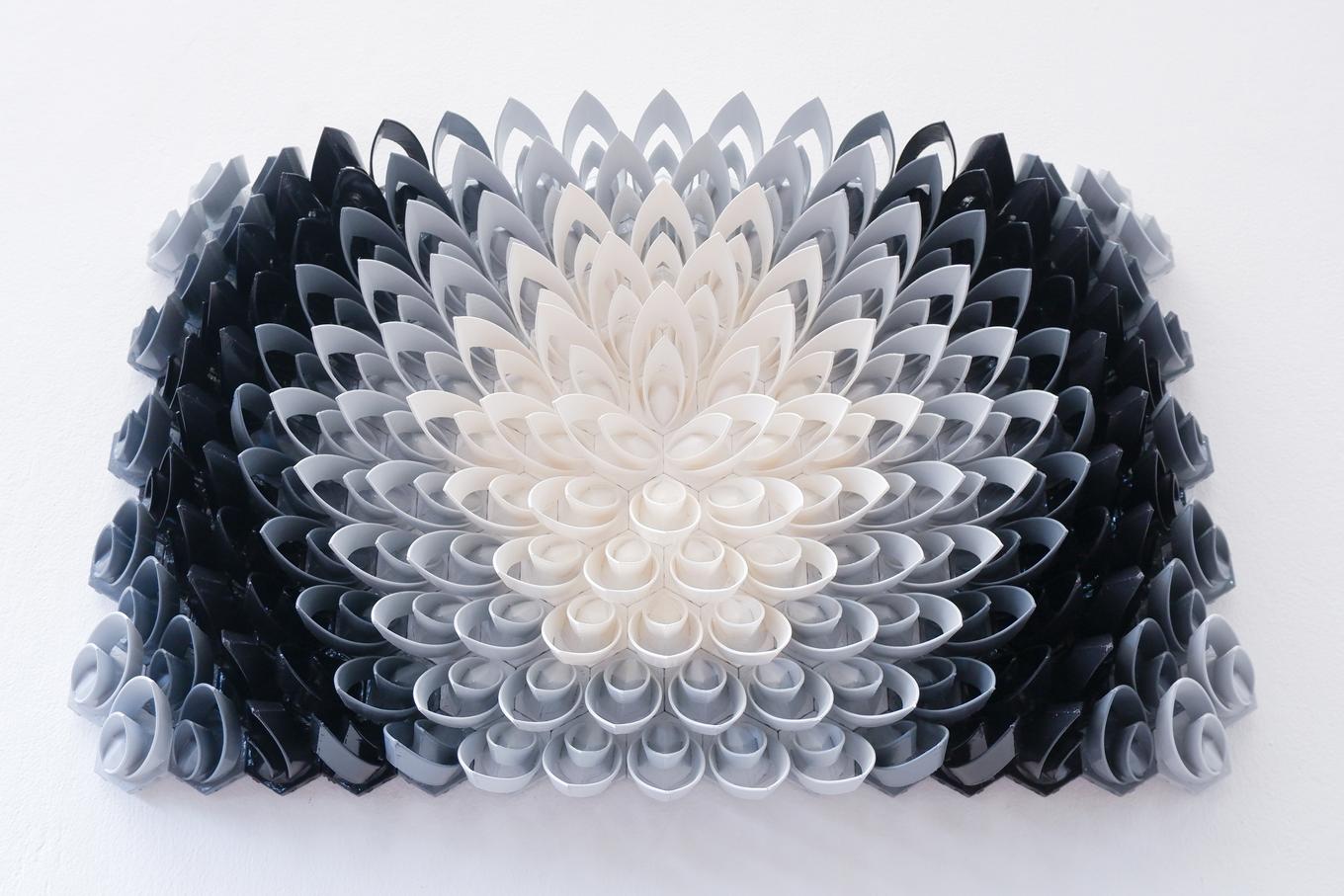 Black Lotus | Herschel Shapiro | Unique Dimensional Mosaic