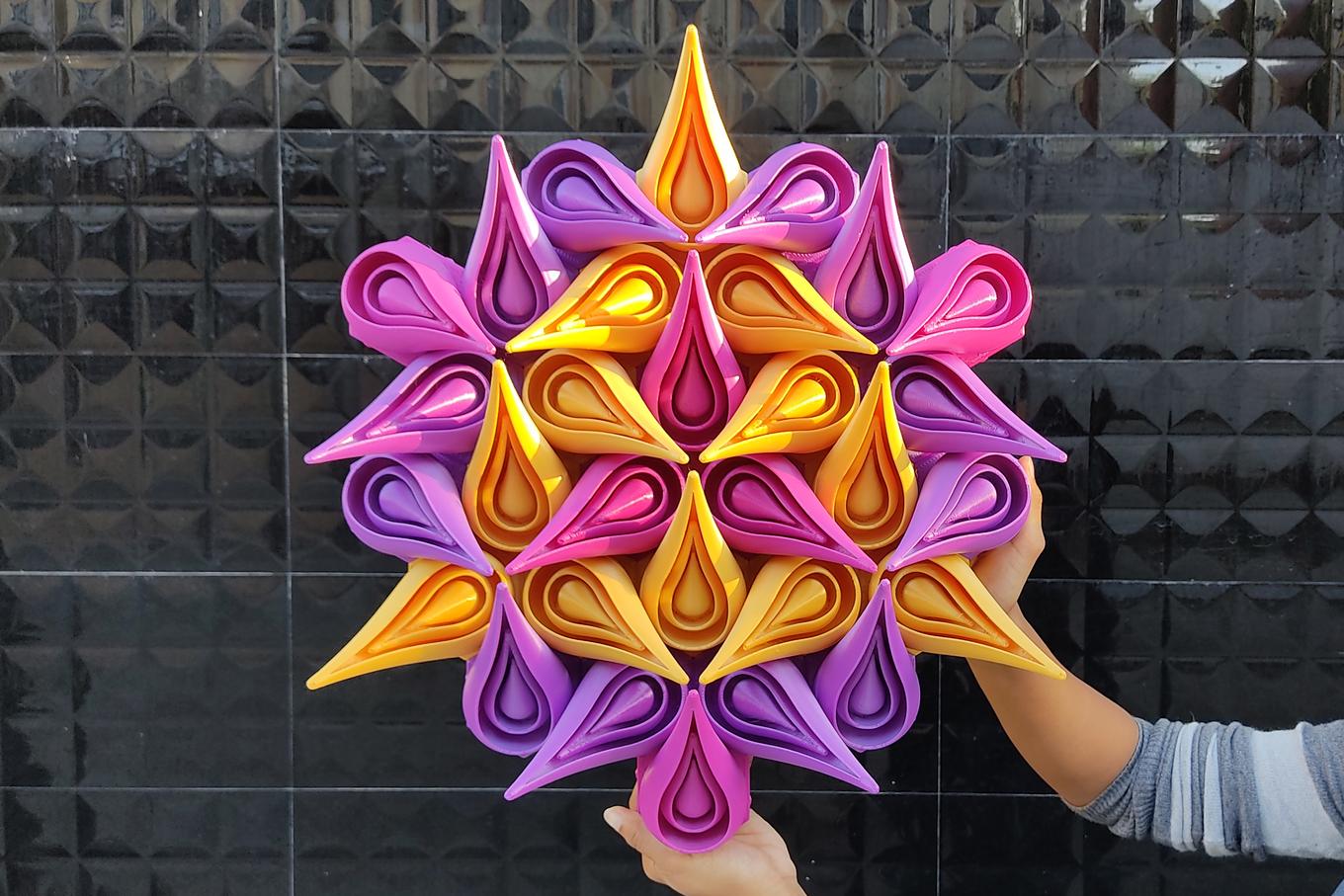 Royal Mandala | Herschel Shapiro | Sacred Geometry Flower