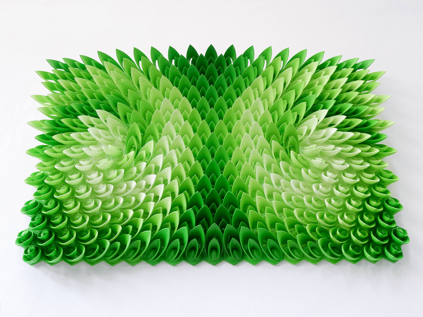 Swirling Ivy | Herschel Shapiro | Modern Dimensional 3D Wall Art Mosaic