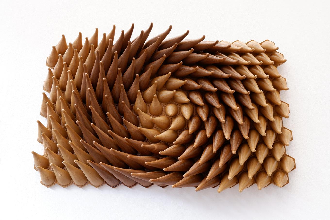 Twisted Tentacles | Herschel Shapiro | Abstract Wooden Wall Sculpture 