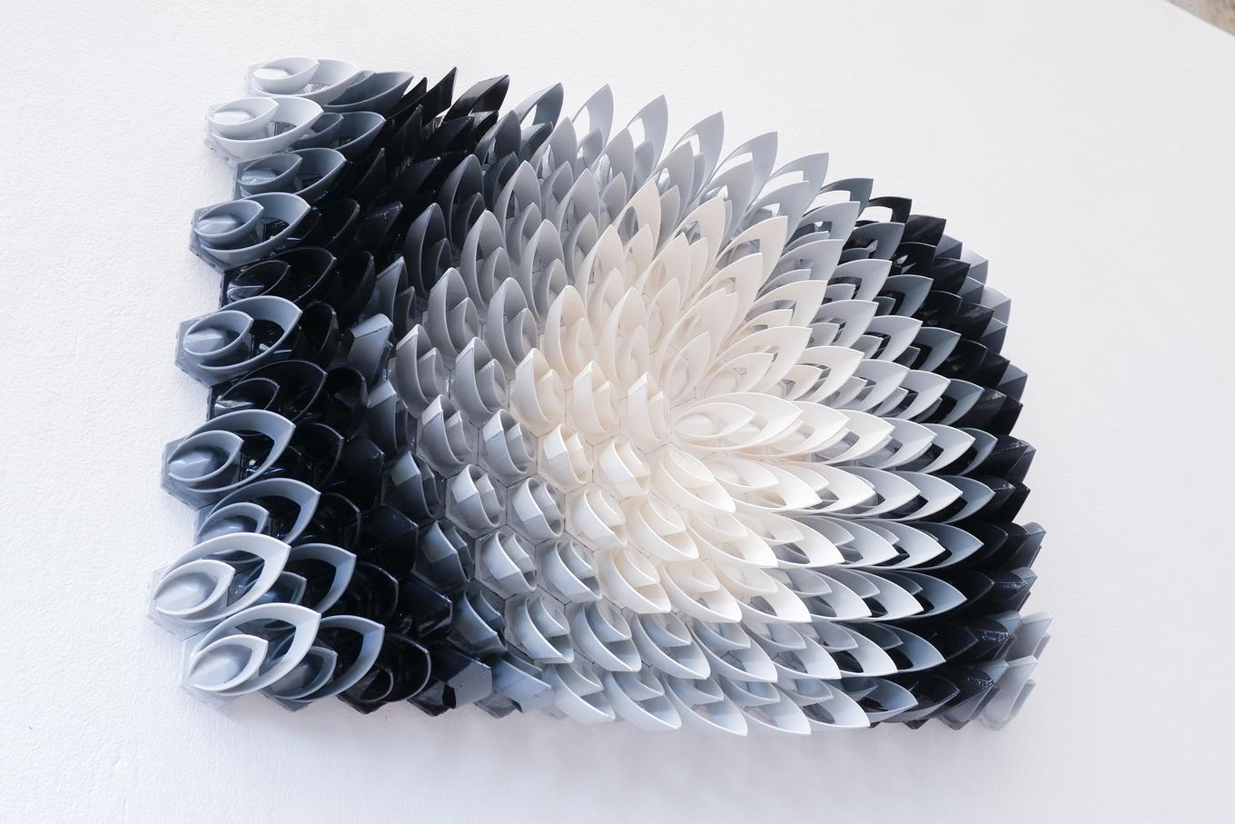 Black Lotus | Herschel Shapiro | Parametric Wall Sculpture