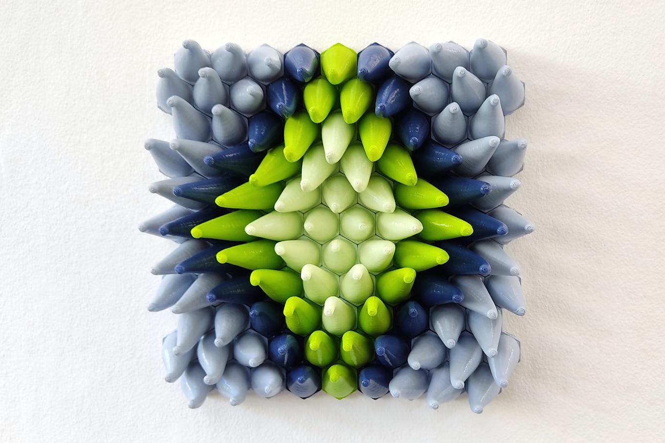 Coral Sprouts | Herschel Shapiro | Abstract Coral 3D Wall Art