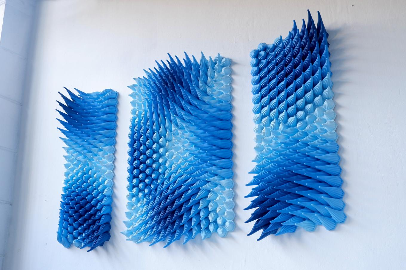 Stormy Panels | Herschel Shapiro | 3D-Printed Wall Sculpture