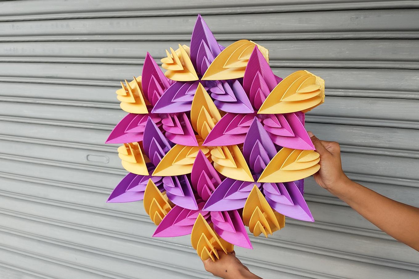 Fractal Mandala | Herschel Shapiro | Contemporary Parametric 3D Wall Art